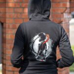 Bluza czarna damska z kapturem kolekcja "Rebel Drive"